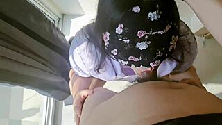 POV Thai Girl's Beautiful Ass Fucked with Internal Cum