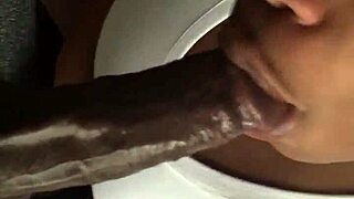 Can you handle me sucking this big black cock?