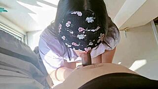 POV Thai Girl's Beautiful Ass Fucked with Internal Cum