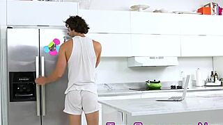 Blonde teen's cunt spills from big cock creampie