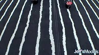 curvy ginger babe adora bell explores her body with toys