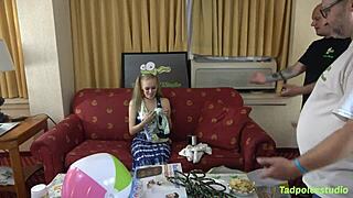 Pregnant Luna Lips Gangbanged by Horny Cocks Outdoors