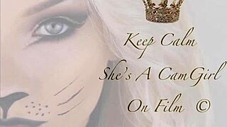 A group of girls are captured on film during their casual webcam session