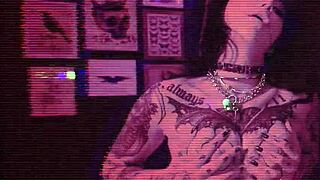 Tattooed Aurora Anarchy Gets Licked And Fucked Before Creampie In Fishnets