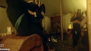 She exclaims, 'look at this fantasy cosplay game porn!'