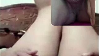 girlfriend receives sensual facial after intense session