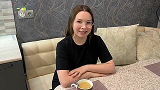 Russian Couple Fucks Hard At Home