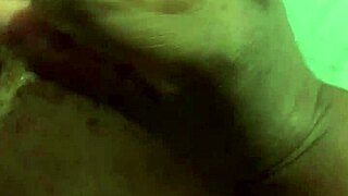 Wife gives intense handjob cumshot