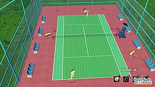 Ep13 hentai with Margaret, Steffi, and Maria. Academy Love Saga Tennis Angels EX scenes!