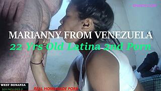 Marianny's Second Porn: 22-Year-Old Latina Bent Over And Fucked Hard
