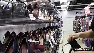 Stunning Czech Teen Seduced at Shopping Centre, Nailed Hard in POV Action