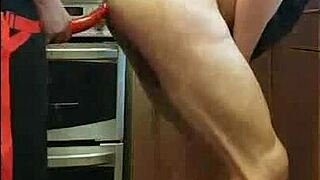 Pegging My Boyfriend's Ass in Kitchen, Public Cornfield, and Bathroom for Wild Ass-to-Mouth Action in Part 8