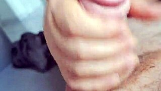 Young Stepdaughter's Secret Handjob Thrill