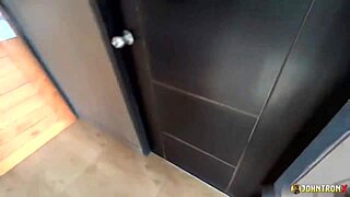 busty asian babe gets bent over for doggystyle pov fucking and creampie