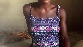 Crazy bitch having fun in her room all day without stepping outside