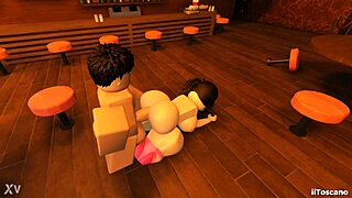 Fucking Big Ass In Bar