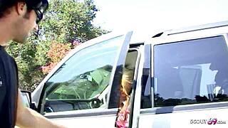 Curvy Big Tits MILF Rachel Solari Picked Up for Casting Fuck