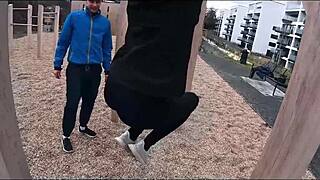 sakura hell fucks stranger in car front bf