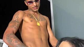 Funkeira Whore Gives Up Ass on Balcony for Marginal in Leaked Video