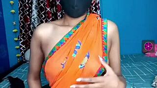 indian girl in live video conversation