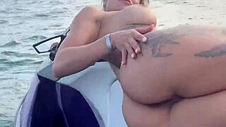 big booty bikini teen 18+ showing off oiled ass