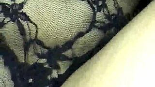 Girlfriend's Ass Plug Gets Fucked In Lingerie With Cum And Pussy Play