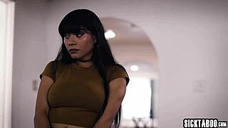 i wanted that latina teen's sweet ass in uniform. i took it with my monster cock after she gave me a blowjob