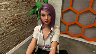 Let's play sex adventures - office slut. Ready for blowjob and cumshot?