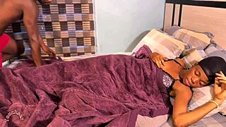 Delicate Teen 18+ Bent Over for Big Black Cock Blowjob