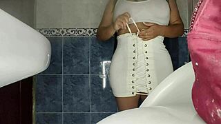 Why Does This Huge BBW Latina Get Caught Peeing in Public?