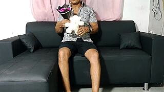 i watched my mature mother-in-law undress and show off her lingerie and curves