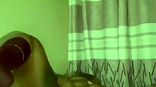 Black Babe with Big Ass Rides Dildo with Wild Energy