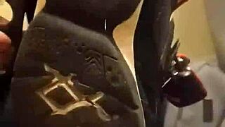 my friend enjoys destroying my sneakers in a playful way