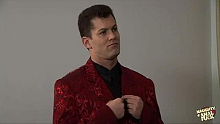 Busty Babe Craves Threesome After Striptease