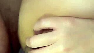 close-up fuck until my pussy is full of semen in bedroom