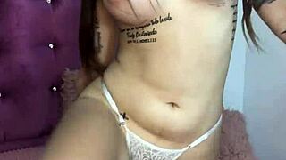 Beautiful Latina Teen 18+ Shows Off Her Big Tits on Live Cam.