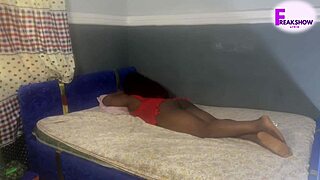 freak missionary tape of boring lovers turns wild with squirting on guy's body