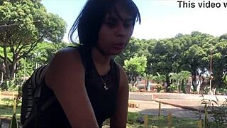 venezuelan girl undresses for webcam job