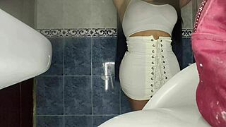 Why Does This Huge BBW Latina Get Caught Peeing in Public?