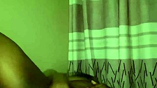 Black Babe with Big Ass Rides Dildo with Wild Energy