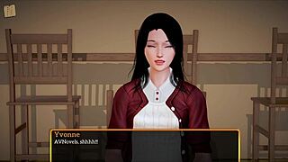 yanks cuties amber chase and sinn sage make out in 3d, lesbian climax