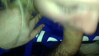 couple engages in intense blowjob session with deep sucking