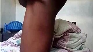 cooking stick challenge spoiled my kitchen with wet pussy!