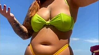 Are you ready for my beach pussy flashing?