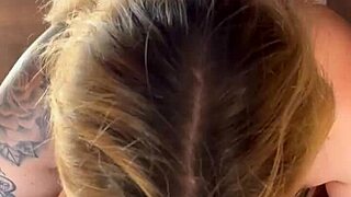 Tattooed Slut Loves Sucking And Riding Lover's Dick For Cumshot