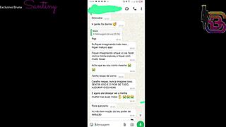 Kiss Me And Clean My Cum Mouth!