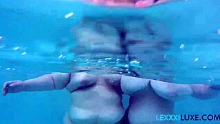 Lexxxi Luxe and Friend Play Underwater in Pool