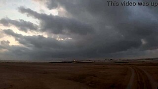 Crossdressing Teen Deepthroats Monster Cock in Public