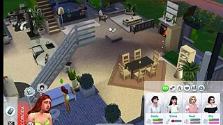 Sexy Asian Redhead Cheats With Newlywed In Sims Four