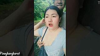 Chubby Asian Couple Andrea and Migz Explore Outdoor Homemade Fun